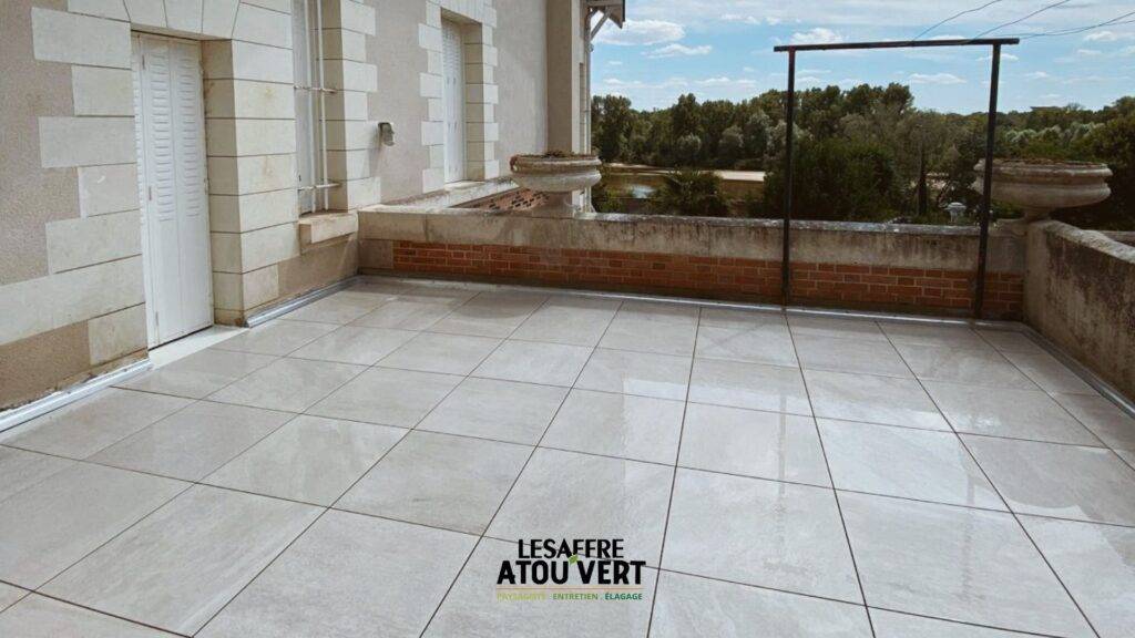 Atou'Vert - Terrasse à Tours en grès-cérame